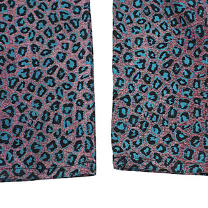 グッチ GUCCI Pink and Blue Leopard Print Skinny Jeans ピンク アンド ブルー レオパード プリント スキニー デニム ジーンズ 548271 34の画像5