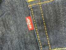 リーバイス Levi's パンツ ストレート デニム 無地 シンプル ネイビー W31 QQQ メンズ_画像4