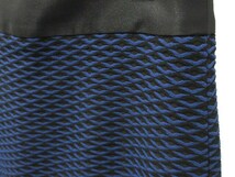 アルマーニ コレツィオーニ ARMANI COLLEZIONI タイト スカート エンボスジャガード 40 ブルー ブラック 青 黒 ボトムス レディース_画像3