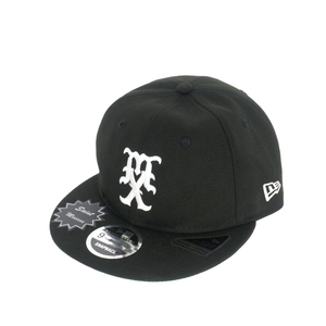 未使用品 ニューエラ NEW ERA × セントマイケル SAINT MICHAEL 24SS RC 9FIFTY ベースボールキャップ 帽子 F ブラック 黒 14200565 メンズ