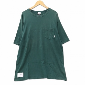 ダブルタップス WTAPS 201ATDT-CSM03 blank ss tee ブランク SS Tシャツ カットソー X03 グリーン