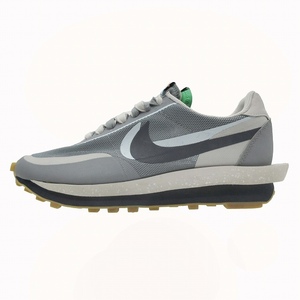 美品 ナイキ × サカイ × クロット NIKE × Sacai × CLOT LD Waffle Grey Obsidian/Cool Grey LDワッフル スニーカー DH3114-001 26.5