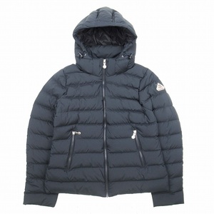 美品 22aw ピレネックス Pyrenex SPOUTNIC SOFT JPN スプートニック ソフト ダウンジャケット キルティング ショートコート ブルゾン 38 紺