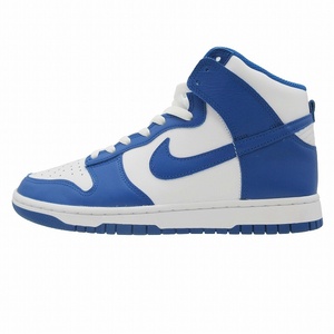 美品 2021年 ナイキ NIKE DUNK HI RETRO KENTUCKY Game Royal ダンク ハイ レトロ ケンタッキー ゲームロイヤル スニーカー DD1399-102