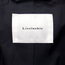 リトルシック LIttlechic テーラード ジャケット アウター シングル ドット柄 ウール 36 ブラック 黒 /FT33 レディース_画像3