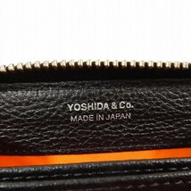 極美品 ポーター PORTER 吉田カバン カーム CALM COIN CASE コインケース 小銭入れ コンパクトウォレット レザー 黒/5 メンズ レディース_画像7