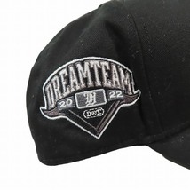 ニューエラ NEW ERA DT Old Logo New Era 9FORTY A-Frame Snapback Cap キャップ 野球帽 帽子 ロゴ 刺繍 黒 ブラック/2 メンズ レディース_画像6