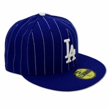 ニューエラ NEW ERA 59FIFTY Pinstripe ピンストライプ ロサンゼルス・ドジャース ベースボールキャップ 野球帽 帽子 7 3/4(61.5cm) メンズ_画像2