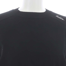 マディソンブルー MADISONBLUE HELLO CREW L/S PO ニット セーター 長袖 プルオーバー XS 黒 ブラック 白 ホワイト_画像4