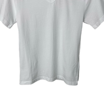 未使用品 メゾンマルジェラ Maison Margiela エイズTシャツ Ｖネック T-shirts S032-MM 6 MAISON MARGIELA XS 白 ホワイト S32GJ0006■GY33_画像4