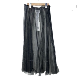 未使用品 メゾンマルジェラ 1 Maison Margiela 1 22SS シースルー ロング スカート Skirts S051-MM FEMALE RTW AVP 36 黒 ブラック S51MA04