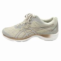 アシックス asics ortholite ゲルムージー ウォーキング シューズ スニーカー 靴 22.5cm ベージュ オイスターグレー レディース ♪１_画像1