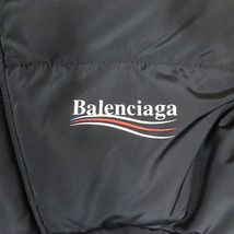 美品 バレンシアガ BALENCIAGA Political Campaign Puffer Jacket ロゴ プリント キルティング ダウンジャケット オーバーサイズ アウター_画像3