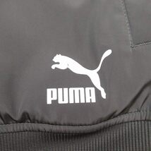 美品 プーマ PUMA EVO CORE BOMBER ボンバージャケット ロゴ リフレクター プリント MA-1 ブルゾン 中綿 キルティング ブルゾン M 黒_画像6