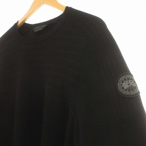 カナダグース CANADA GOOSE BLACK LABEL CONWAY CREW NECK SWEATER ニット ウール混 セーター 長袖 L 黒_画像4