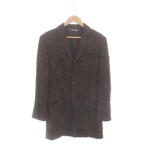  Dolce & Gabbana Dolce&Gabbana DOLCE&GABBANA общий гонки tailored jacket блейзер одиночный 49 L чай Brown 