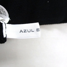 アズールバイマウジー AZUL by moussy アズールエンカント AZUL ENCANTO ニット セーター 半袖 コットン シンプル S ブラック 黒 /KT28 レ_画像3