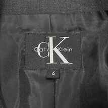 カルバンクライン CALVIN KLEIN セットアップ フォーマルスーツ ウール チャコールグレー 6 L相当 レディース_画像8