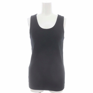 e- piece Today oAP STUDIOa Pal tomon21SS rib tank top cut and sewn no sleeve black black /ES #OS lady's 