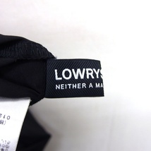 ローリーズファーム LOWRYS FARM 子供服 ワンピース フレア ロング ミモレ丈 無地 シンプル ギャザー 七分袖 丸首 6 ブラック /HT8 キッズ_画像3