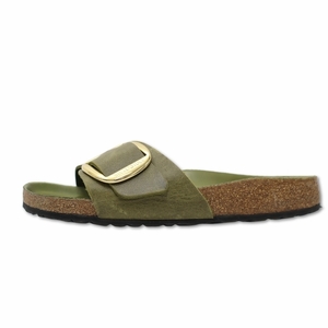  Birkenstock BIRKENSTOCK narrow mado крышка Bick пряжка кожа сандалии обувь 24.5cm зеленый 