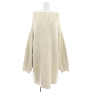 フレイアイディー FRAY I.D 23AW Raccoon Knit Mini ワンピース ラクーンニットミニワンピース 長袖 F アイボリー /HS ■OS レディース