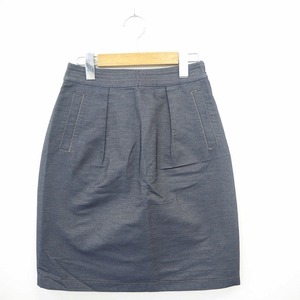  Reflect Reflect skirt bottoms pcs shape Denim simple knee height 7 navy navy blue /MT15 lady's 