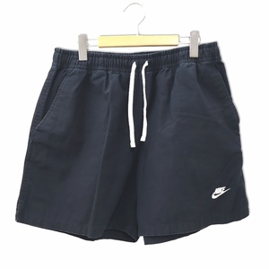 ナイキ NIKE CLUB+ Woven Flow Shorts クラブプラス ウーヴン フロー ショーツ イージー ショートパンツ XL NAVY ネイビー DX0620-010 メン