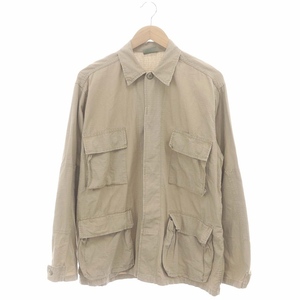 ロスコ ROTHCO BDU リップストップ ミリタリージャケット 比翼ボタン M ベージュ /ES ■OS メンズ