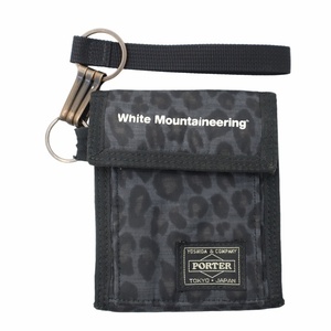 ホワイトマウンテニアリング White Mountaineering ×PORTER ポーター LEOPARD PRINTED WALLET レオパード プリント ウォレット 2つ折り財