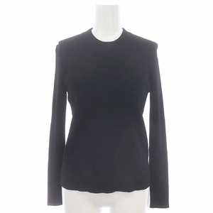  Adore ADORE ребра вязаный свитер длинный рукав тянуть over 38 M чёрный черный /YQ #OS женский 