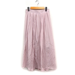  Dress Terior DRESSTERIOR gathered skirt long maxi height plain cotton . pink /FT46 lady's 