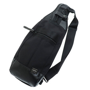  Porter PORTER HEAT SLING SHOULDER BAG heat sling shoulder body bag 703-08000 black black brand old clothes bektoru^*#