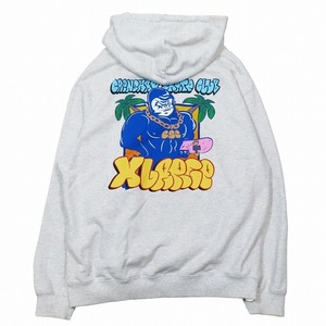 エクストララージ X-LARGE × CSC CRENSHAW SKATE CLUB PULLOVER HOODED SWEAT スウェット パーカー 長袖 XL ライトグレー 101231012026