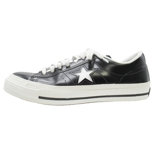 美品 コンバース CONVERSE ONE STAR J ワンスター スニーカー ローカット シューズ 靴 8/26.5 黒 ブラック MADE IN JAPAN/メンズ