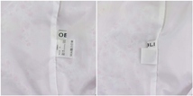 オブリ OBLI 23SS パフスリーブペンシルワンピース ロング 花柄 半袖 0 白 ホワイト ピンク /DF ■OS レディース_画像3