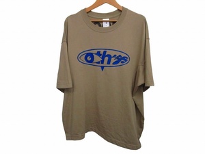 ナイキ NIKE × OFF-WHITE AS M NRG TEE KHAKI 22HO-S ロゴ Tシャツ カットソー 大きいサイズ カーキ XXL メンズ