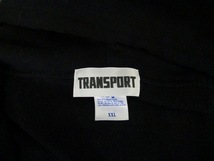 トランスポート TRANSPORT ジップアップ ロゴ パーカー バッグプリント フーディ ブラック XXL メンズ_画像6