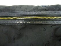 マークバイマークジェイコブス MARC by MARC JACOBS ナイロン ２WAY トートバッグ 金具タグ ブラック ■GY14 レディース_画像7