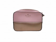 ケイトスペード KATE SPADE ショルダーバッグ ロゴ バイカラー ピンク ゴールドカラー ■GY14 レディース_画像1