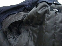 ミッシェルクラン MICHEL KLEIN 中綿ジャケット コート ブルゾン エポレット ライナー付 紺 ネイビー 46 約M相当 0512 メンズ_画像6