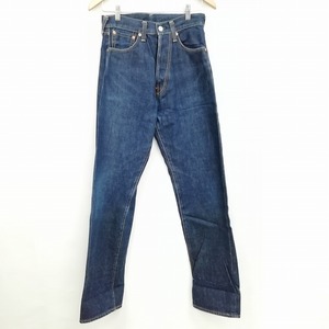  Evisu EVISU Италия производства cell bichi Denim брюки кнопка fly распорка 28 индиго b люмен z