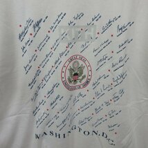 未使用品 キスニューヨークシティ KITH NYC タグ付き 90s ゲリラヴィンテージシリーズ WASHINGTON D.C Tシャツ カットソー 半袖 白 F_画像7