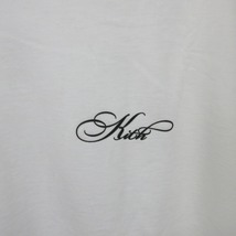 未使用品 キスニューヨークシティ KITH NYC タグ付き 21年製 SIGNATURE LS TEE Tシャツ カットソー 長袖 白 ホワイト Lサイズ 0430 メンズ_画像6