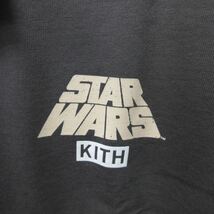 未使用品 キス KITH×STAR WARS スターウォーズ タグ付 21AW COMIC STRIP LS TEE コミックストリップ Tシャツ 長袖 ボックスロゴ グレー XL_画像4