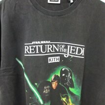 未使用品 キス KITH×STAR WARS スターウォーズ タグ付 LUKEPOSTER VINTAGE TEE ルークポスター ヴィンテージ Tシャツ 半袖 ブラック L_画像3