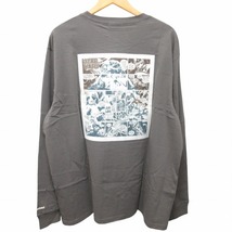 未使用品 キス KITH×STAR WARS スターウォーズ タグ付 21AW COMIC STRIP LS TEE コミックストリップ Tシャツ 長袖 ボックスロゴ グレー XL_画像2