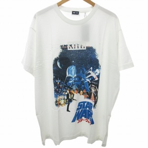 未使用品 キス KITH×STAR WARS スターウォーズ タグ付 21AW A NEW HOPE VINTAGE TEE 新たなる希望 ヴィンテージ Tシャツ 半袖 白 XL