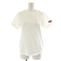 プレイコムデギャルソン PLAY COMME des GARCONS AD2022/11 Tシャツ カットソー 半袖 袖ワッペン コットン L 白_画像1