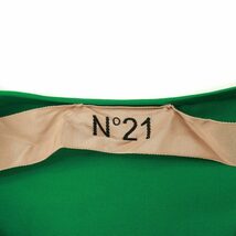 ヌメロヴェントゥーノ N°21 20SS イタリア製 ワンピース ノースリーブ ティアード ロング 38 S 緑 グリーン /XZ ■GY19 レディース_画像4